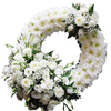 Based Wreath in White